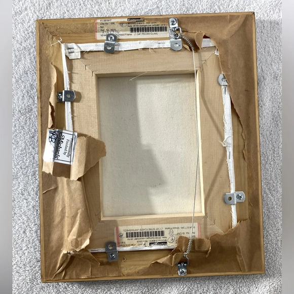 Vintage Korn Hand Painted Landscape Framed Painting Wall Art - Picture 3 of 12